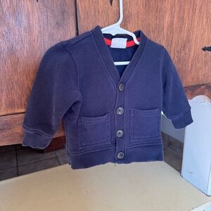 Crazy 8 Dark Blue Baby Boy Cardigan Sweater 6-12 months